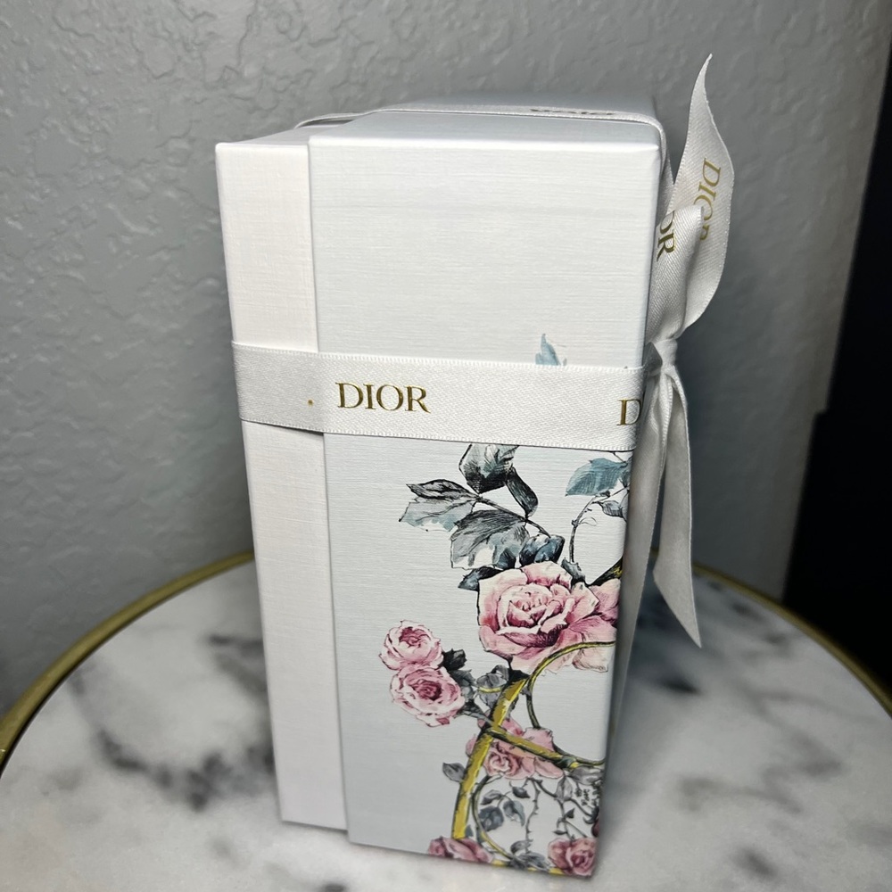 DIOR Granville White & Gold Floral Limited Edition Empty Gift Box - Picture 3 of 6